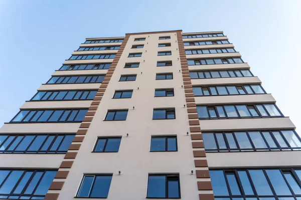 New modern low rise apartment complex. Moscow, Russia — Stock Photo, Image