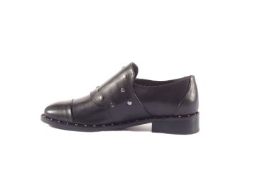 Güzel zarif süet mavi kadın açık yaz ayakkabı sandalet beyaz bir arka plan üzerinde yüksek topuklu, izole.