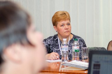 Ukrayna'da Avrupa insan hakları standartlarının uygulanmasının iyileştirilmesi konferansı. Lutsk Ukrayna 10.19.2018