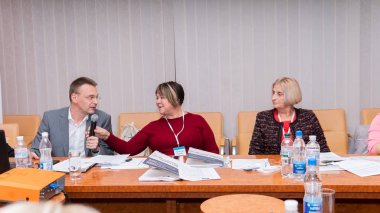 Ukrayna'da Avrupa insan hakları standartlarının uygulanmasının iyileştirilmesi konferansı. Lutsk Ukrayna 10.19.2018