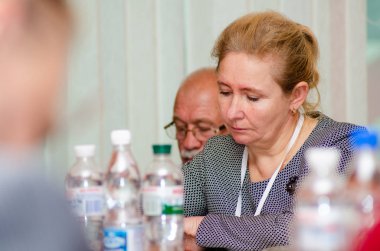 Ukrayna'da Avrupa insan hakları standartlarının uygulanmasının iyileştirilmesi konferansı. Lutsk Ukrayna 10.19.2018