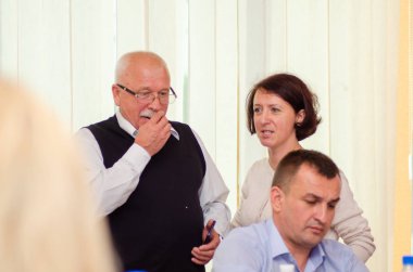 Ukrayna'da Avrupa insan hakları standartlarının uygulanmasının iyileştirilmesi konferansı. Lutsk Ukrayna 10.19.2018