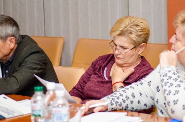 Ukrayna'da Avrupa insan hakları standartlarının uygulanmasının iyileştirilmesi konferansı. Lutsk Ukrayna 10.19.2018