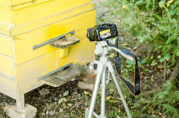 Digitalkameraaufzeichnung Freien — Stockfoto