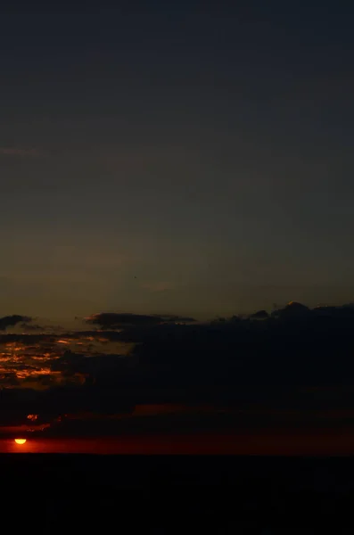 Hermoso Cielo Nublado Atardecer —  Fotos de Stock