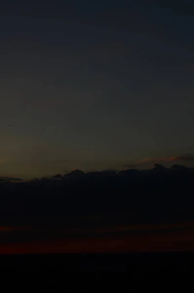 Belo Céu Nublado Pôr Sol — Fotografia de Stock