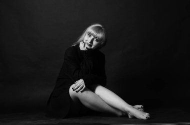 seksi güzel genç woman.passion kız erkek gömlek