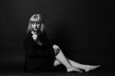 seksi güzel genç woman.passion kız erkek gömlek