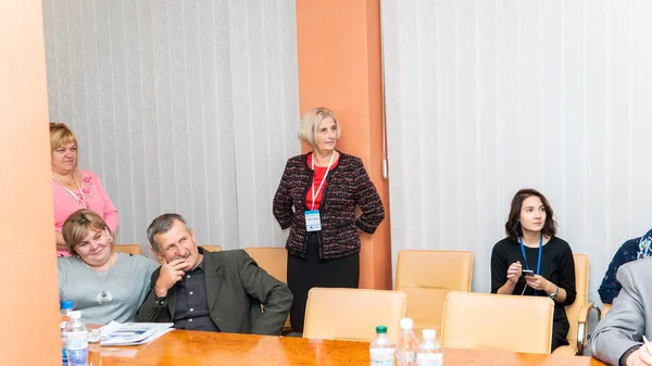 Conferencia sobre la mejora de la aplicación de las normas europeas de derechos humanos en Ucrania. Lutsk Ucrania 10.19.2018 —  Fotos de Stock
