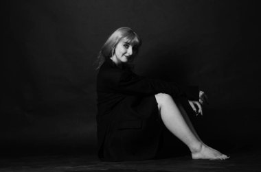 seksi güzel genç woman.passion kız erkek gömlek