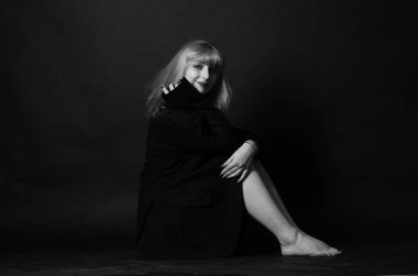 seksi güzel genç woman.passion kız erkek gömlek