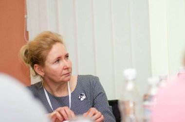 Ukrayna'da Avrupa insan hakları standartlarının uygulanmasının iyileştirilmesi konferansı. Lutsk Ukrayna 10.19.2018