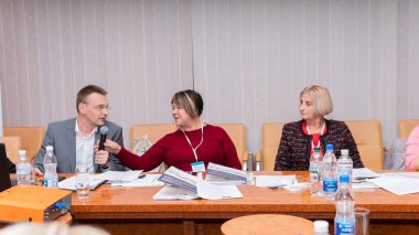 Ukrayna'da Avrupa insan hakları standartlarının uygulanmasının iyileştirilmesi konferansı. Lutsk Ukrayna 10.19.2018