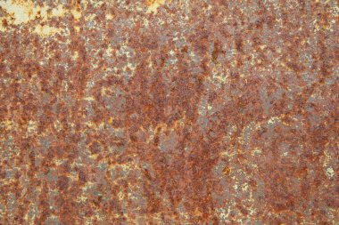 Eskimiş paslı metal doku arka planı.