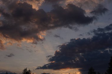 Gün batımı gökyüzü bulutları