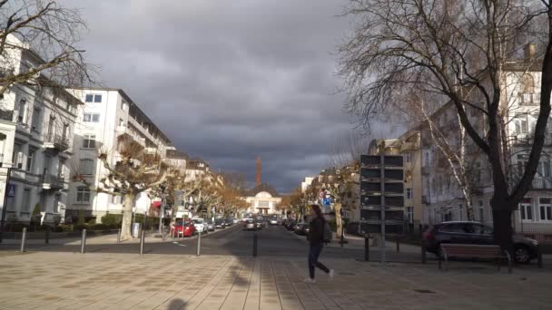 Piękny Materiał Łuck Cityscape Pobliżu Zamku Lubart — Wideo stockowe