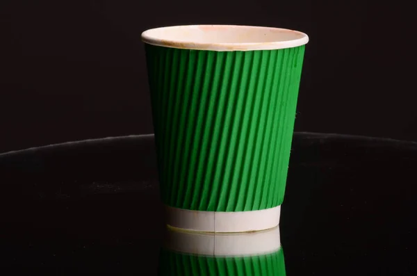 Paper coffee cup in coffee shop. — Stock Photo, Image