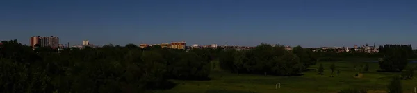 Landscape View Buildings Park — Stock Photo, Image