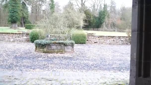 Vuelo Con Cámara Alrededor Del Castillo Karlstejn Europa — Vídeo de stock