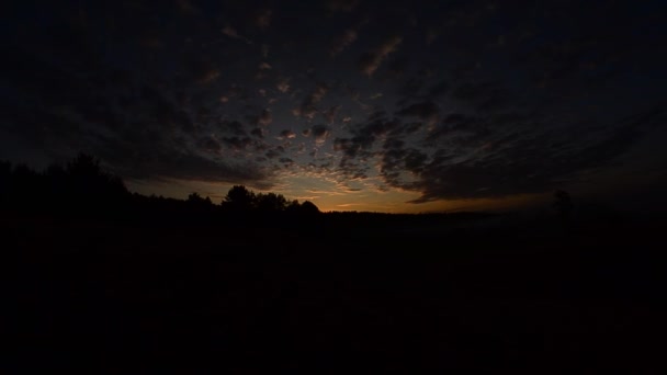 Dramatik Gökyüzünün Hızlandırılmış Güzel Görüntüleri — Stok video
