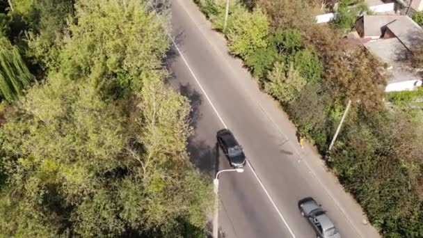 Rekaman Udara Dari Jalan Pedesaan — Stok Video