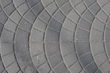 Perspektif içinde taş kaldırım. Taş kaldırım dokusu. Granit cobblestoned kaldırım arka plan. Arka plan bir kaldırım taşı kaldırım yakın çekim