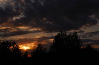 Gün batımı gökyüzü bulutları