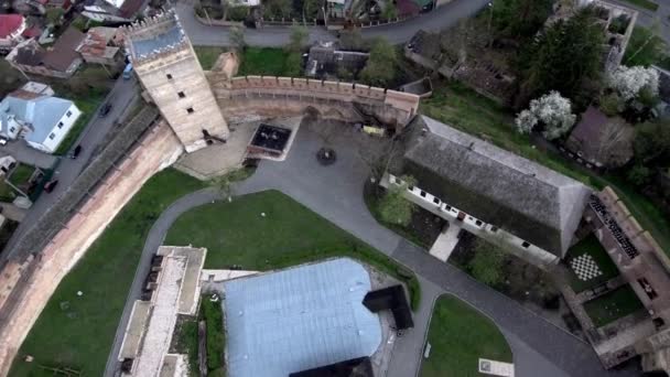 Vue aérienne du vieux château. Château de Lutsk Lubart en Ukraine. Europe de l'Est 