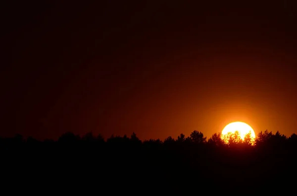 Coucher de soleil ciel nuages — Photo