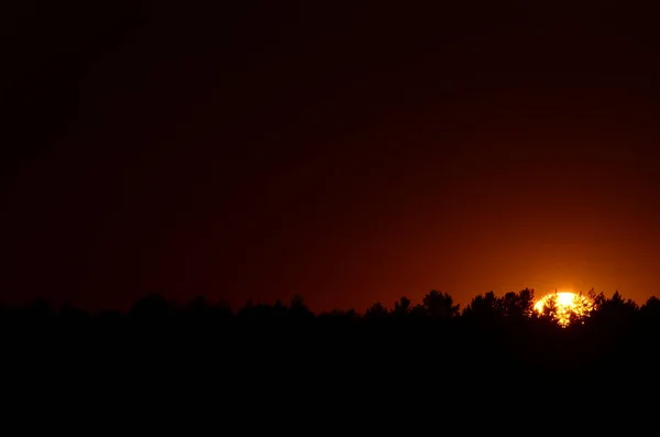 日没の空の雲 — ストック写真