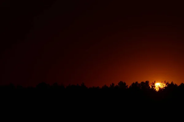Obloha západu slunce — Stock fotografie