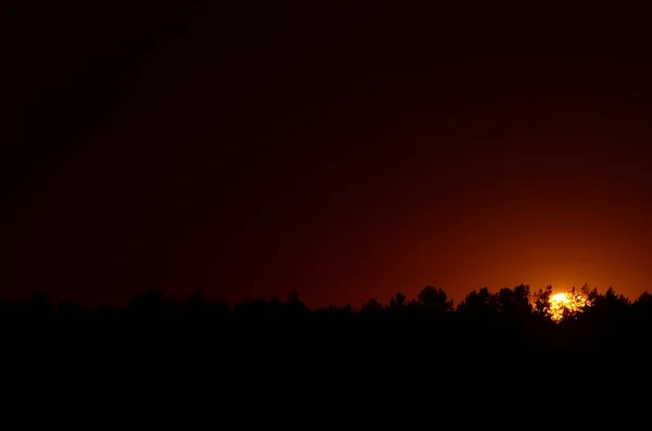 Céu por do sol nuvens — Fotografia de Stock