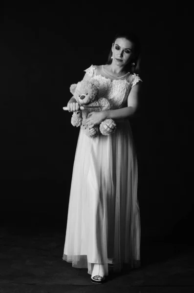 장난감 할로윈 컨셉의 귀여운 드레스를 — 스톡 사진