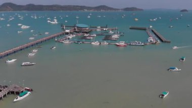 yat marina hava fotoğrafçılığı, iskele, okyanus