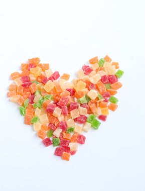 Beyaz arkaplanda Türk sevinci.