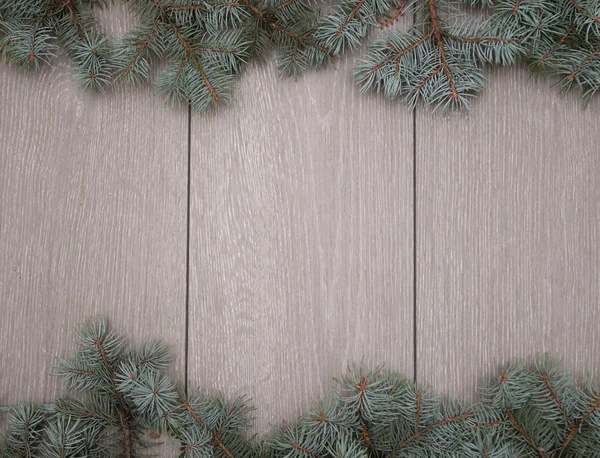 Weihnachtsdekoration Auf Holzgrund — Stockfoto
