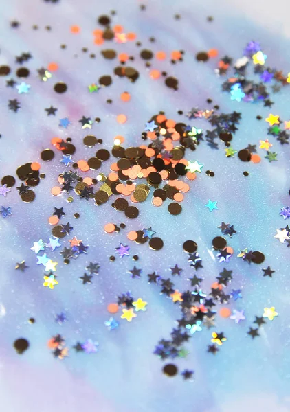 Abstraktní Textura Akrylové Barvy Třpytí — Stock fotografie