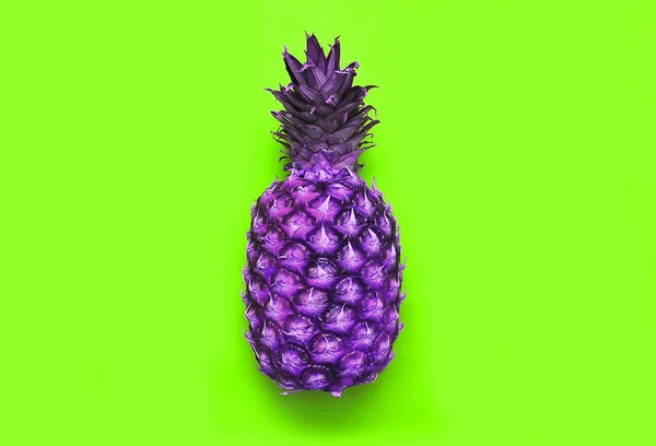 Ananas Färgglada Bakgrund — Stockfoto