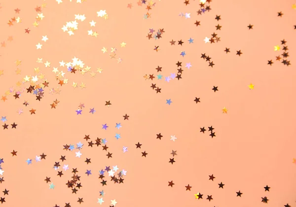 Feestelijke Achtergrond Sprankelende Glitter Sterren Duotoon Achtergrond — Stockfoto