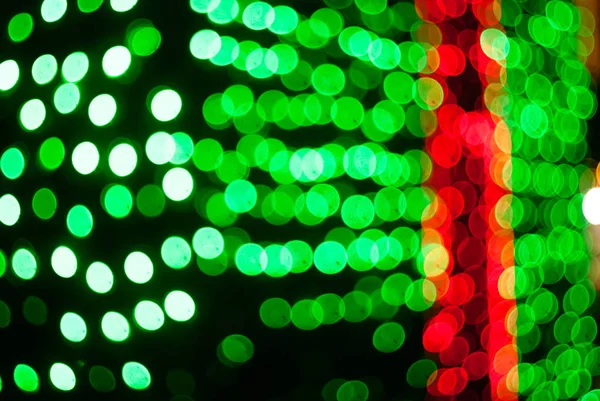 Abstract Blurred Photo Christmas Lights Christmas Boken Background — ストック写真
