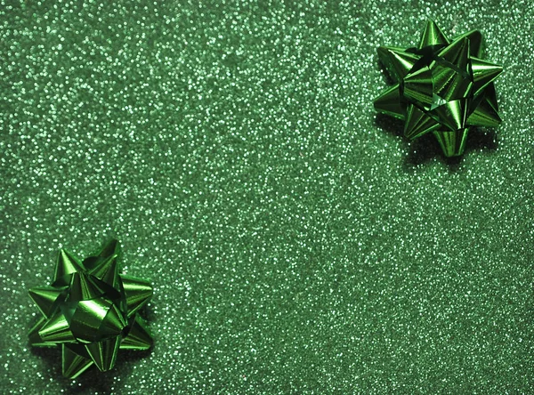 Ünnepi Színes Íjak Csillogó Csillogó Papír Textúra Nyaralási Háttér Karácsonyi — Stock Fotó