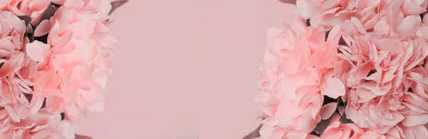 米色单色背景的人工花卉分枝 — 图库照片