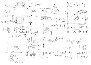 Bir kağıt üzerinde matematiksel denklemleri kapatın