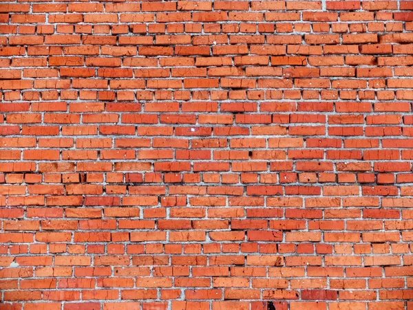 Old brick wall of red brick. — Stock Photo, Image