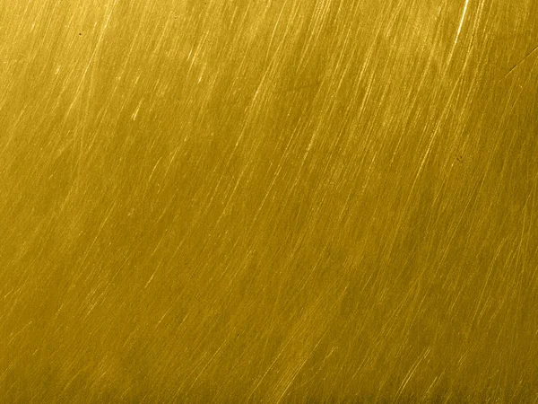 Gold metal texture with circular scratches. — Stock Photo, Image