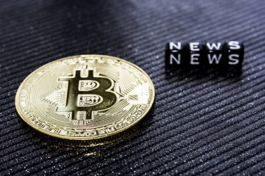 Altın sikke bitcoin ve yazıt Haberler 