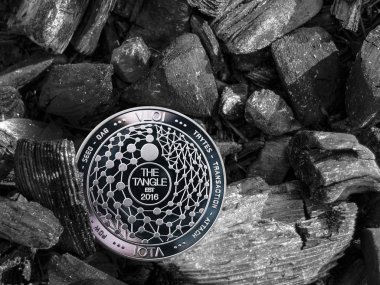 cryptocurrency Miota para kömür yatıyor. Madencilik ve enerji Madencilik için.