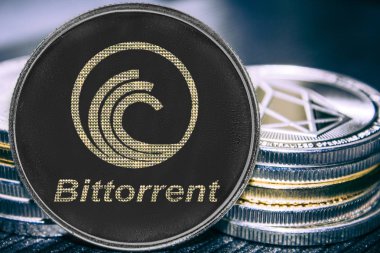 Sikke cryptocurrency bittorrent sikke yığını zemin üzerine.