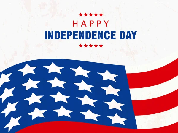 Открытки День Независимости Американский Федеральный Праздник — стоковый вектор
