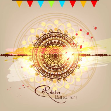 Raksha bandhan, Hindu Dini festival için tebrik kartı 